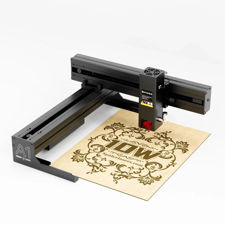 Tyvok Spider A1 Laser Engraver & Cutter 5W/10W
Compact and easy to place Foldable and requires no installation.
Product integration, no external cables Support 5W, 10W and 20W laser engraving.
Supports artist LiTyvok Spider A1 Laser Engraver & Cutter 5W/10WLaser Engraving and Cutting