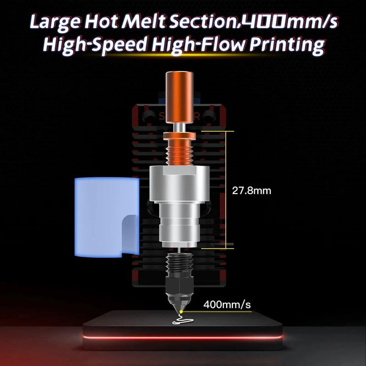 Spider Ceramic Hotend, All Metal Hotend with High Temp and High Flow PFeatures:


✅【Ship From Amazon FBA Warehouse】Same shipping service with Amazon. Enjoy reliable performance and fast shipping with the Amazon FBA Warehouse.


✅【UpgraSpider Ceramic Hotend,BISS