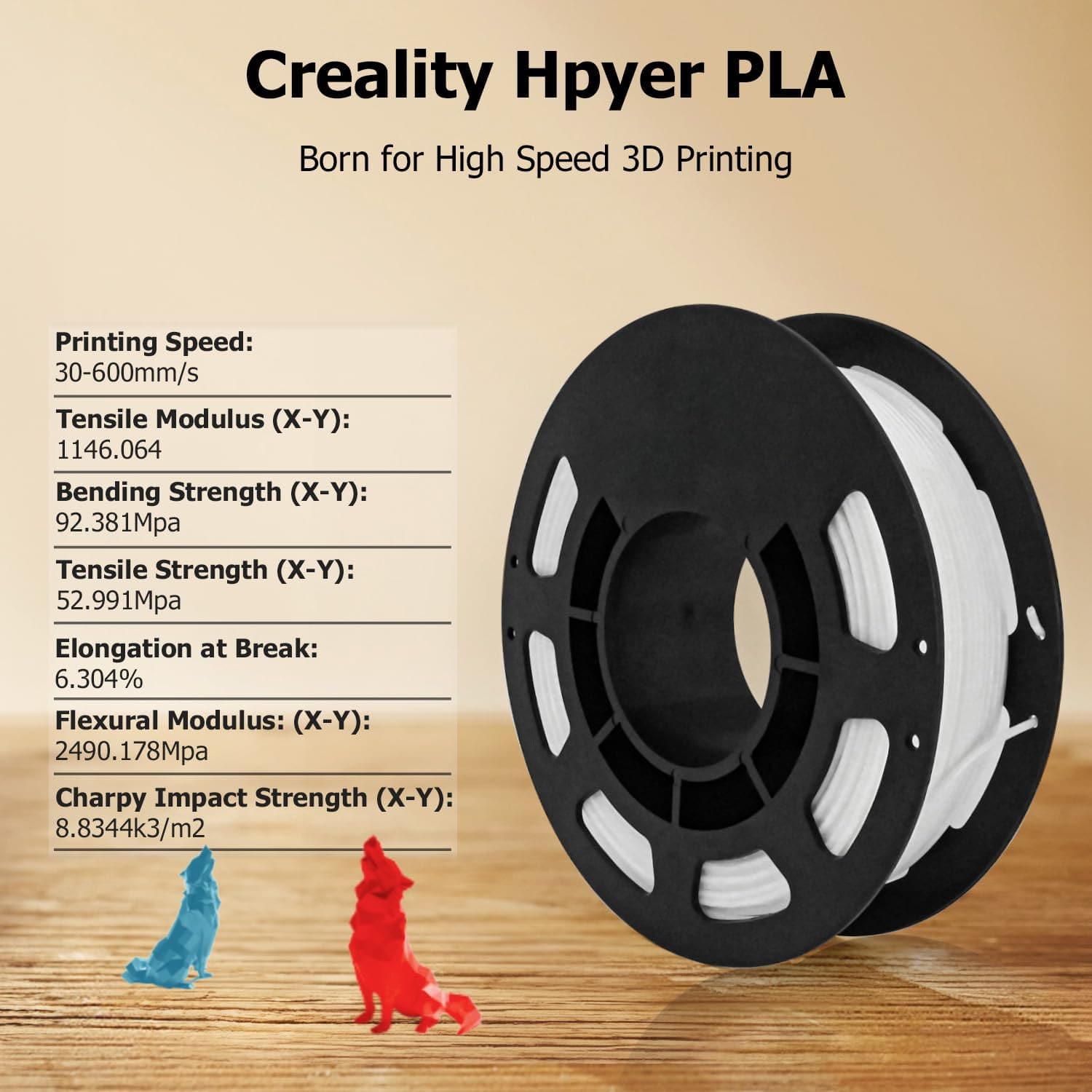 Creality Hyper PLA Filament 1.75mm High Fluidity High Speed 3D
