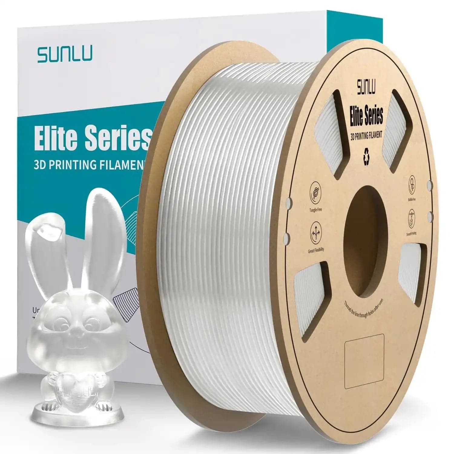 SUNLU 1.75mm PLA Matte Filament für FDM 3D Drucker 1kg(2.2lbs