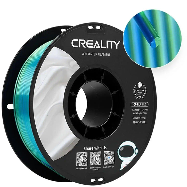 CREALITY Silk PLA Filament 1.75mm 1kg Dual Color, Rainbow Color
【Ship From Amazon FBA Warehouse】Same shipping service with Amazon. Enjoy reliable performance and fast shipping with the Amazon FBA Warehouse.
【Shiny SILK PLA Filam75mm 1kg Dual Color, Rainbow Color3D Printing Materials