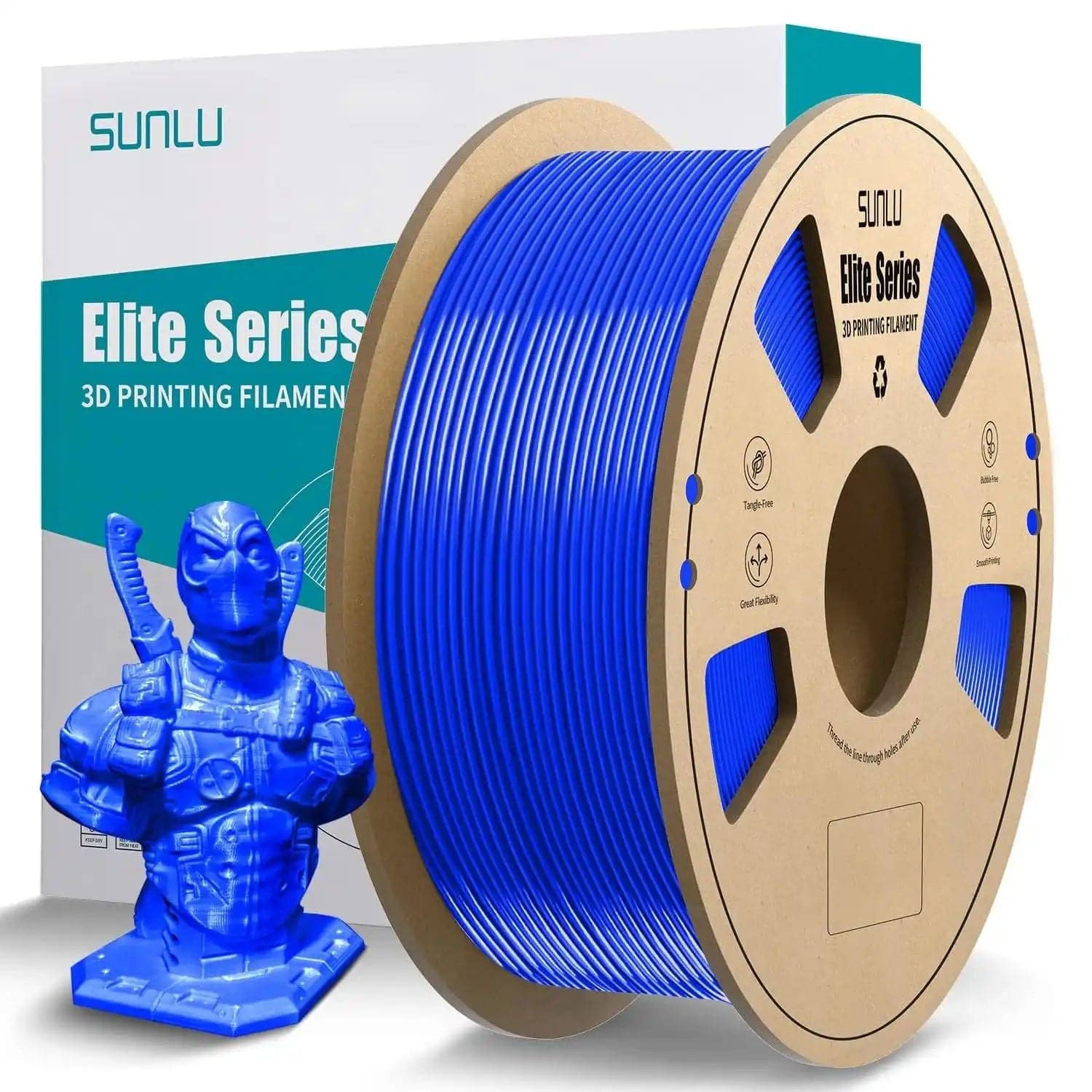 eSUN Upgraded Matte PLA Filament 1.75mm, Excellent Adhesion Matte 3D  Printer PLA Filament, 1KG Spool 3D Printing Filament for 3D Printers, Paper  Reel