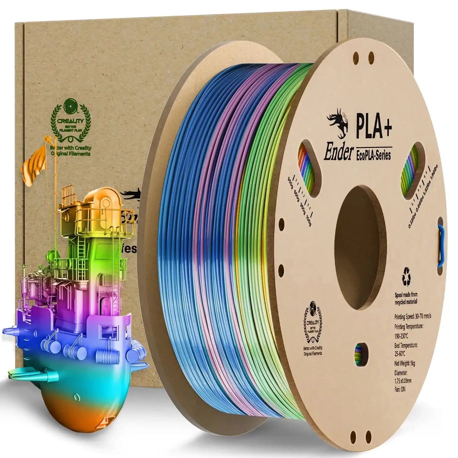 Overture releases new Eco-PLA containing a mix of recycled filament —  Creality Experts