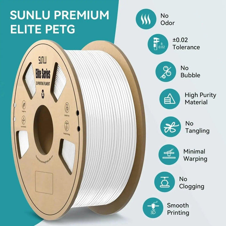 10kg Filament Combo-SUNLU Elite PETG Filament 1.75mm 1KGFeatures:


✅【Ship From Amazon FBA Warehouse】Same shipping service with Amazon. Enjoy reliable performance and fast shipping with the Amazon FBA Warehouse.
✅【High-Qu10kg Filament Combo-SUNLU Elite PETG Filament 13D Printing Materials