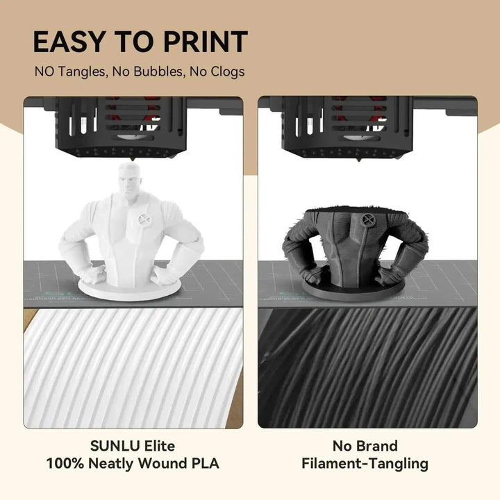 Over 10kg Filament Combo-SUNLU Elite PLA 3D Printer Filament 1.75mm 1K
✅【Ship From Amazon】Same shipping service with Amazon. Enjoy reliable performance and fast shipping with the Amazon FBA Warehouse.
✅【SUNLU PLA Filament 1.75mm】Dimens10kg Filament Combo-SUNLU Elite PLA 3D Printer Filament 13D Printing Materials