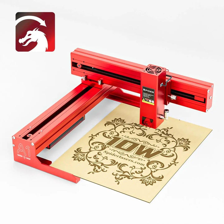 Tyvok Spider A1 Laser Engraver & Cutter 5W/10W
Compact and easy to place Foldable and requires no installation.
Product integration, no external cables Support 5W, 10W and 20W laser engraving.
Supports artist LiTyvok Spider A1 Laser Engraver & Cutter 5W/10WLaser Engraving and Cutting