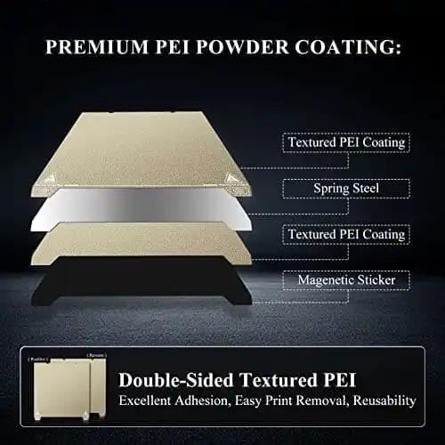 Double Sided Textured PEI Sheet 235mmx235mmFeatures:

【Ship From Amazon FBA Warehouse】Same shipping service with Amazon. Enjoy reliable performance and fast shipping with the Amazon FBA Warehouse.


【ExcellenDouble Sided Textured PEI Sheet 235mmx235mmBISS