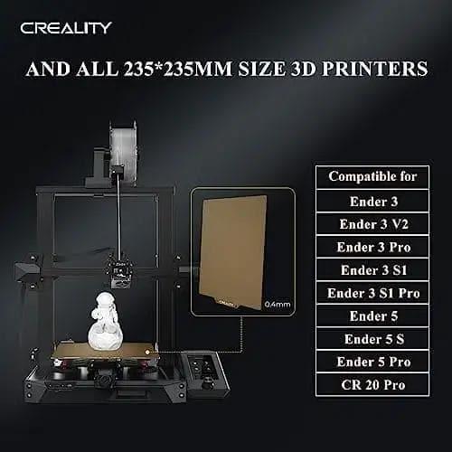 Creality 3D Printer PEI Sheet 235*235mmFeatures:

【Ship From Amazon FBA Warehouse】Same shipping service with Amazon. Enjoy reliable performance and fast shipping with the Amazon FBA Warehouse.


【TexturedCreality 3D Printer PEI Sheet 235*235mmBISS