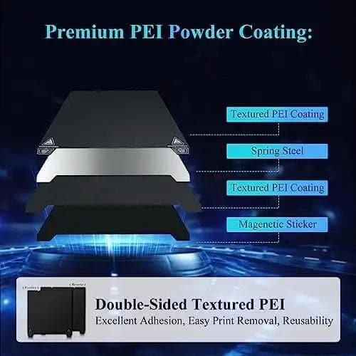 PEI Sheet Double Sided Textured 235mmx235mmFeatures:

【Ship From Amazon FBA Warehouse】Same shipping service with Amazon. Enjoy reliable performance and fast shipping with the Amazon FBA Warehouse.


【Strong APEI Sheet Double Sided Textured 235mmx235mm3D Printer Accessories