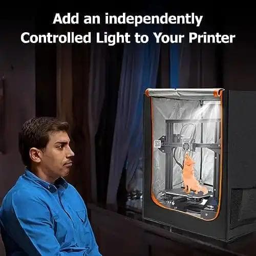YOOPAI Caisson Housse Imprimante 3D avec Système D'éclairage pour